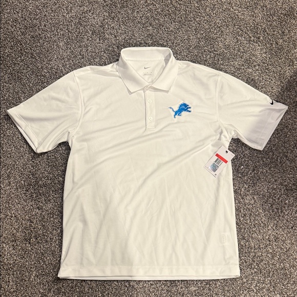 Nike Other - Nike Men's Detroit Lions White Dri-FIT Polo